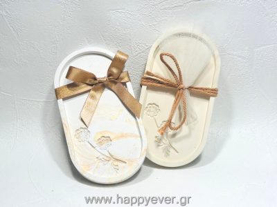 Κεραμικό οβάλ πιατάκι ΚΒ014